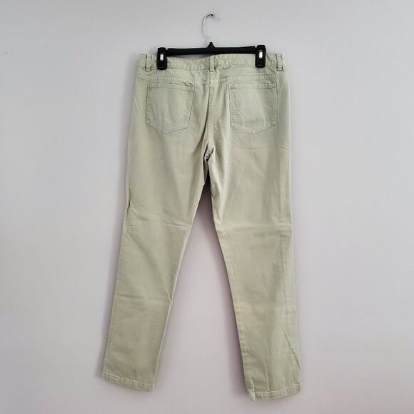Brooks Brothers Women's Green 1818 Straight Jeans 10 - Picture 2 of 7